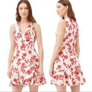 Rebecca Taylor SCARLET EMBROIDERED DRESS
